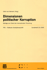 Dimensionen politischer Korruption - 