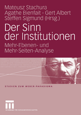 Der Sinn der Institutionen - 