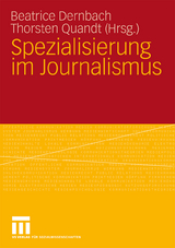 Spezialisierung im Journalismus - 