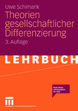 Theorien gesellschaftlicher Differenzierung - Schimank, Uwe