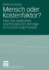 Mensch oder Kostenfaktor? - Bettina Daser