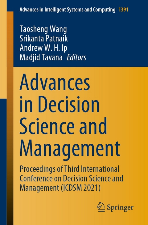 Advances in Decision Science and Management - 