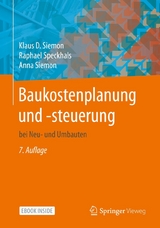 Baukostenplanung und -steuerung - Klaus D. Siemon, Raphael Speckhals, Anna Siemon