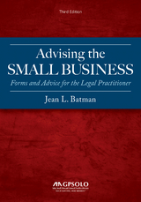 Advising the Small Business -  Jean L. Batman