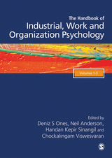 The SAGE Handbook of Industrial, Work & Organizational Psychology, 3v - 