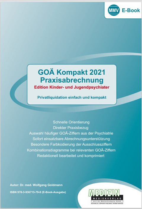 GOA? Kompakt 2021 Kinder- und Jugendpsychiater -  Dr. Wolfgang Goldmann