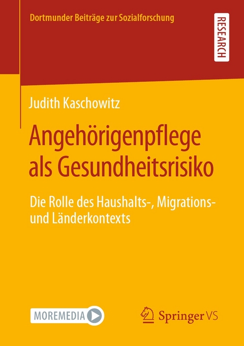 Angehörigenpflege als Gesundheitsrisiko - Judith Kaschowitz