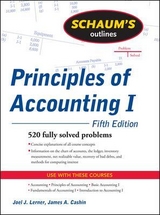 Schaum's Outline of Principles of Accounting I, Fifth Edition - Lerner, Joel; Cashin, James