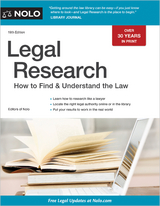 Legal Research - Editors Of Nolo