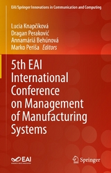 5th EAI International Conference on Management of Manufacturing Systems - 