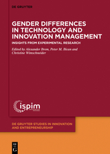 Gender Differences in Technology and Innovation Management - 