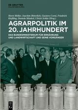 Agrarpolitik im 20. Jahrhundert - 