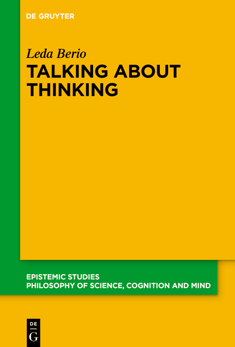 Talking About Thinking - Leda Berio