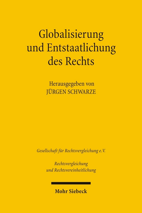 Globalisierung und Entstaatlichung des Rechts - 