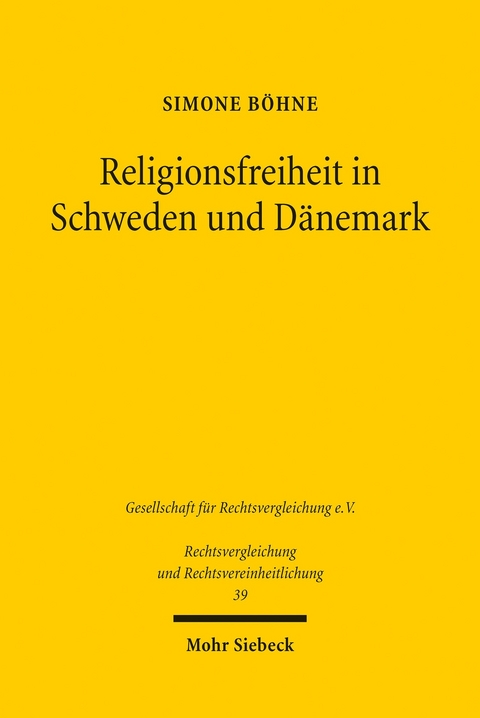 Religionsfreiheit in Schweden und Dänemark -  Simone Böhne