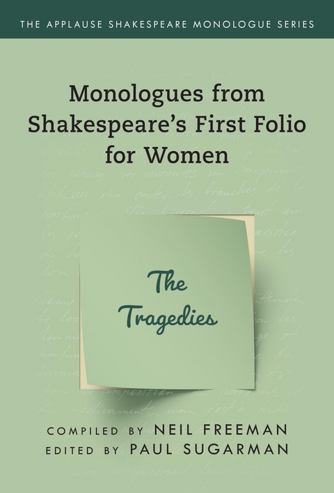 Monologues from Shakespeare's First Folio for Women - 