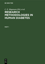 Research Methodologies in Human Diabetes. Part 1 - 