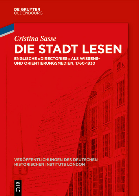 Die Stadt lesen -  Cristina Sasse