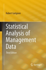 Statistical Analysis of Management Data - Hubert Gatignon