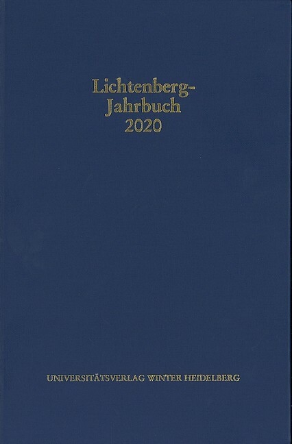 Lichtenberg-Jahrbuch 2020 - 