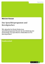 Das Sprachbioprogramm und Kreolsprachen - Mariam Hassan