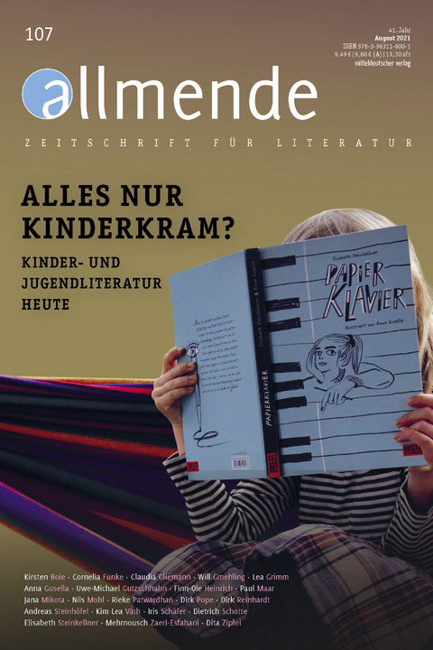 107. Ausgabe der allmende – Zeitschrift für Literatur - 