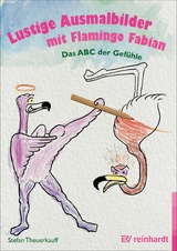 Lustige Ausmalbilder mit Flamingo Fabian -  Barbara Baumgarten