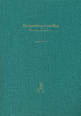 Die altpersischen Inschriften der Achaimeniden - Rüdiger Schmitt