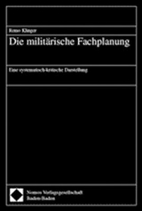 Die militärische Fachplanung - Remo Klinger