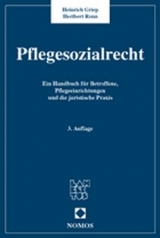 Pflegesozialrecht - Heinrich Griep, Heribert Renn