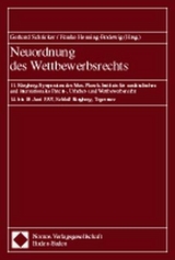 Neuordnung des Wettbewerbsrechts - 