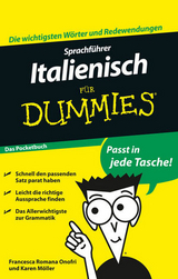 Sprachführer Italienisch für Dummies Das Pocketbuch - Francesca Romana Onofri, Karen Antje Möller