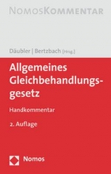 Allgemeines Gleichbehandlungsgesetz - Däubler, Wolfgang; Bertzbach, Martin