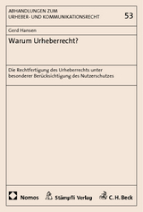 Warum Urheberrecht? - Gerd Hansen