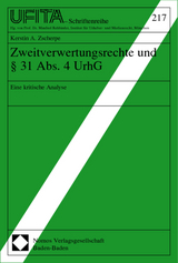 Zweitverwertungsrechte und § 31 Abs. 4 UrhG