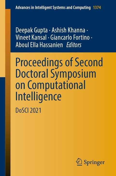 Proceedings of Second Doctoral Symposium on Computational Intelligence - 