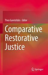 Comparative Restorative Justice - 