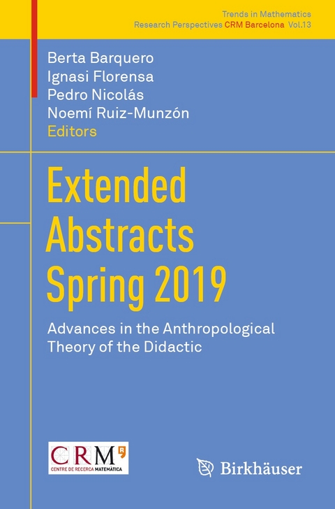 Extended Abstracts Spring 2019 - 