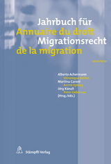 Jahrbuch für Migrationsrecht 2020/2021 Annuaire du droit de la migration 2020/2021 - 