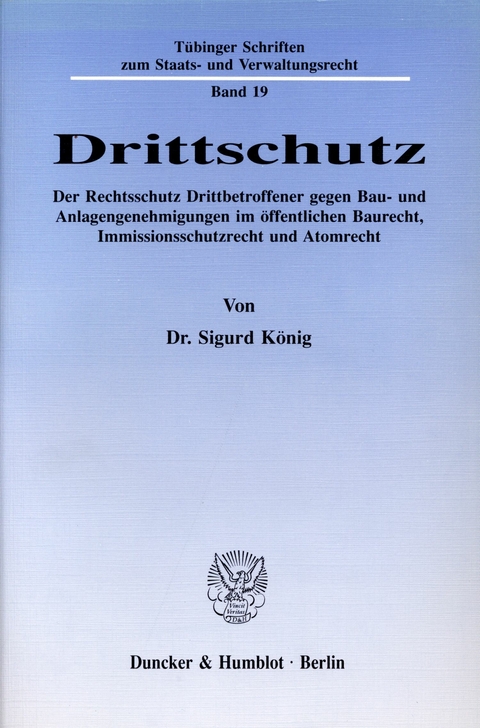 Drittschutz. -  Sigurd König