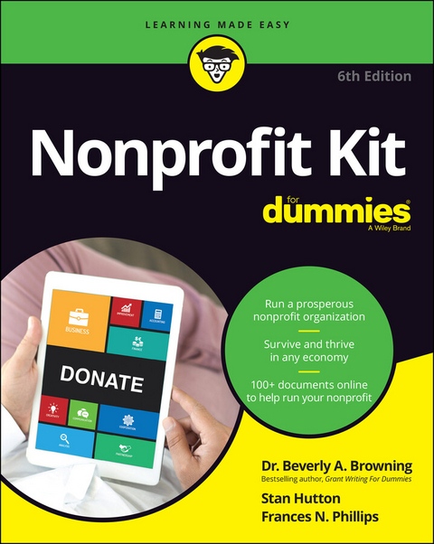 Nonprofit Kit For Dummies -  Beverly A. Browning,  Stan Hutton,  Frances N. Phillips