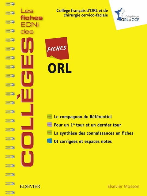 Fiches ORL -  College Francais D'Orl