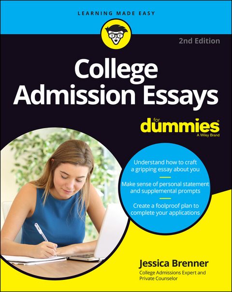 College Admission Essays For Dummies -  Jessica Brenner