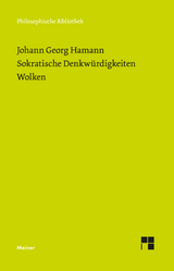 Sokratische Denkwürdigkeiten. Wolken -  Johann Georg Hamann