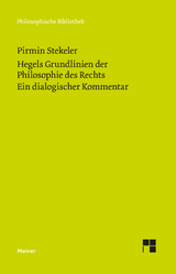 Hegels Grundlinien der Philosophie des Rechts. Ein dialogischer Kommentar -  Pirmin Stekeler