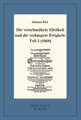 Die verschmähete Eitelkeit und die verlangete Ewigkeit, Teil 2 (1668) - Johann Rist