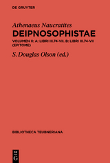 A: Libri III.74-VII. B: Epitome -  Athenaeus Naucratites