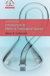 Introduction to Metric and Topological Spaces - Sutherland, Wilson A.