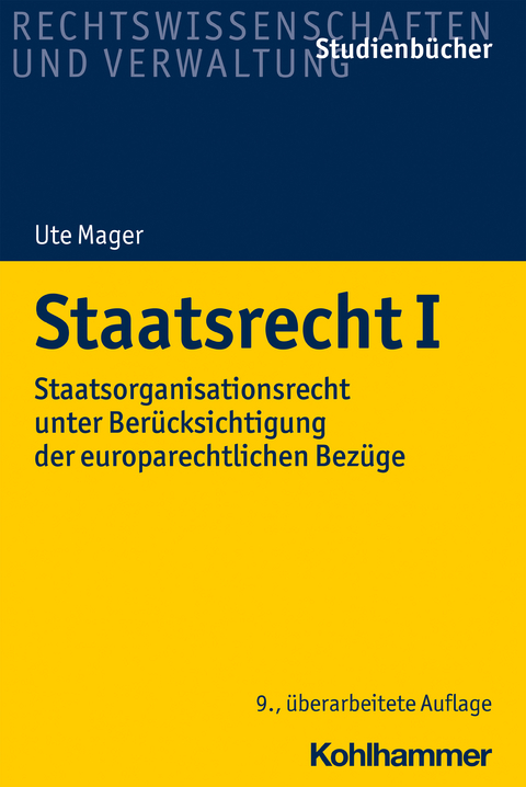 Staatsrecht I - Ute Mager