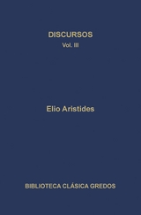 Discursos III - Elio Aristides